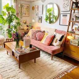 Moroccan Rug With Textured Block Pattern - Custom Beni Ourain Wool 3D Shag Carpet - thumbnail 3
