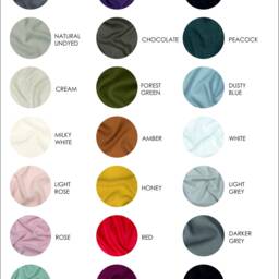 Natural Linen Skirt With Ruffles For Stokke Bed - thumbnail 4