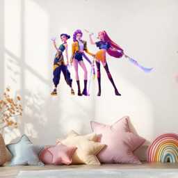 Mira, Zoey, Rumi - 408mm - Kpop Wall Sticker Set - thumbnail 1