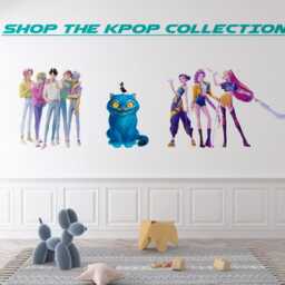 Mira, Zoey, Rumi - 408mm - Kpop Wall Sticker Set - thumbnail 3