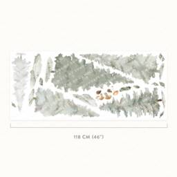 Small Nordic Forest Wall Decals, Plastic-Free Kids' Room Stickers - thumbnail 4