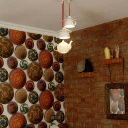 Tea Party Lighting - Kitchen Teapot Chandelier Alice in Wonderland Cafe Decor Illumination - thumbnail 3