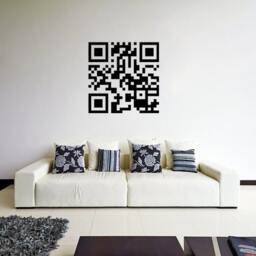 Custom Qr Code Sticker - Personalized Design Scan Wall Business Vinyl Waterproof Decal Stick Art Scanner Square Scanning Personal Label - thumbnail 2