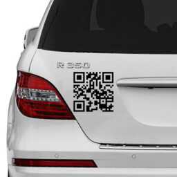 Custom Qr Code Sticker - Personalized Design Scan Wall Business Vinyl Waterproof Decal Stick Art Scanner Square Scanning Personal Label - thumbnail 1