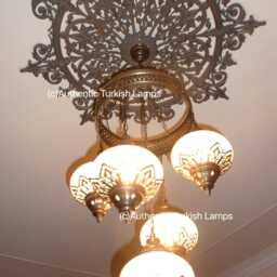 Chandelier Lamp, Light, Moroccan Light, Moroccan Lighting, Turkish Light, Moroccan Lamp, Moroccan Pendant, Moroccan Lantern - thumbnail 3