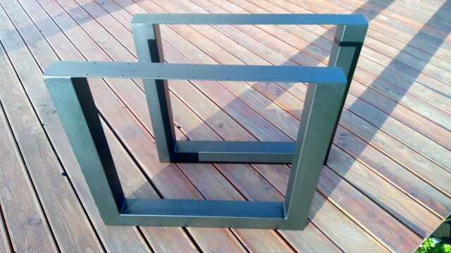 Heavy Duty Square Table Legs Industrial Metal Dining Or Bench Legs, N9 - image 1