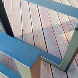 Heavy Duty Square Table Legs Industrial Metal Dining Or Bench Legs, N9 - thumbnail 3