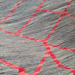 Runner Rug Abstract, Handmade Artisan Afghan Turkish Aztec Natural Sheep Wool Flatweave Kilim 205x62 cm - thumbnail 4