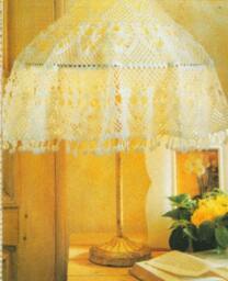 Crocheted Lamp Shade Cover No.4 - thumbnail 3
