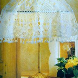 Crocheted Lamp Shade Cover No.4 - thumbnail 2