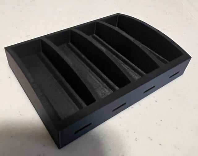 Four Bar Soap Dish - Side Drain - image 1