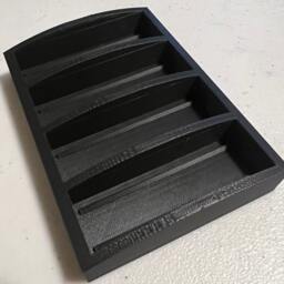 Four Bar Soap Dish - Side Drain - thumbnail 2