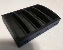 Four Bar Soap Dish - Side Drain