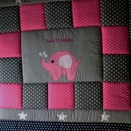 Baby Blanket, Quilt, Patchwork Crawling Children's Blanket Available Immediately Changes Without Extra Charge - thumbnail 2