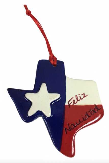 Feliz Navidad Texas Christmas Ornament - image 1