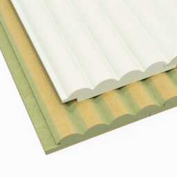 3D Ribbed Mdf Wall Panelling Tongue & Groove - Pack Of 5 - thumbnail 1