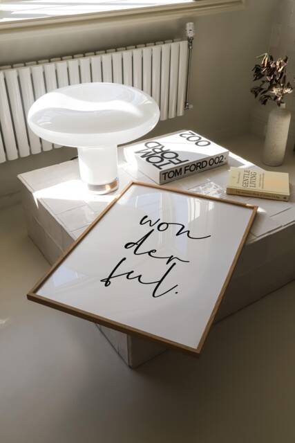 Wonderful Wall Print, Quote Print, Art, Positivity Positive Affirmation Wall Art - image 1