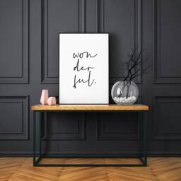 Wonderful Wall Print, Quote Print, Art, Positivity Positive Affirmation Wall Art - thumbnail 3