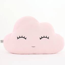 Soft Pink Cloud Pillow For Nursery Decor, Baby Cushion Shower Gift Newborn Infant Boy Girl Gender Neutral Princess Room Kids Bed Teepee - thumbnail 3
