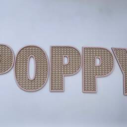 Rattan Xl Signs - Rattan Letters Personalised Name Children Wall Decor Nursery - thumbnail 3