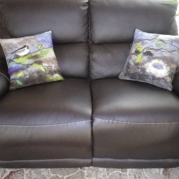 Pillows, Pillow Cover Felted, Sofa Pillow, Felt, Nanofilzen - thumbnail 3