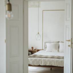 Off White Linen Bedding Set, Duvet Cover & Pillowcases, King/Queen - thumbnail 2