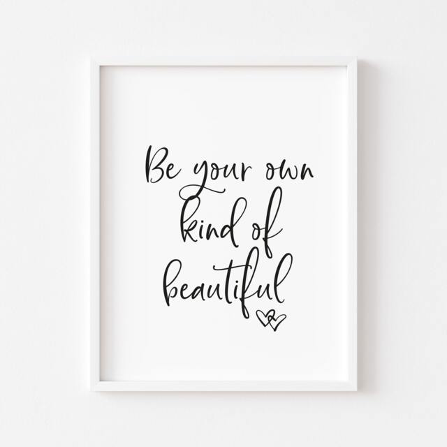 Inspirational Wall Art Print, Motivational Quote, Home Decor, - Unframed - image 1