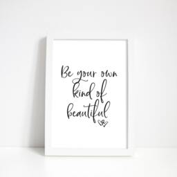 Inspirational Wall Art Print, Motivational Quote, Home Decor, - Unframed - thumbnail 2