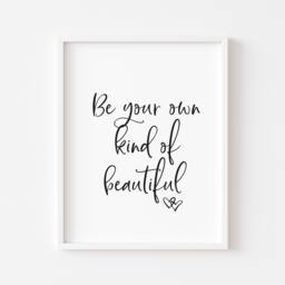 Inspirational Wall Art Print, Motivational Quote, Home Decor, - Unframed - thumbnail 1