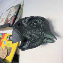 Psittacosaurus Head - Dinosaur Wall Art 3D Printed - thumbnail 1