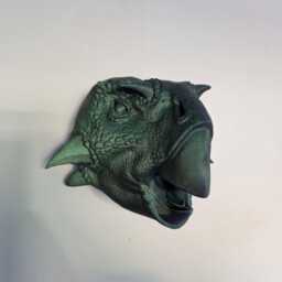 Psittacosaurus Head - Dinosaur Wall Art 3D Printed - thumbnail 3
