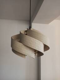 Birch Plywood Pendant Lamp Scandinavian Wooden Ceiling Light