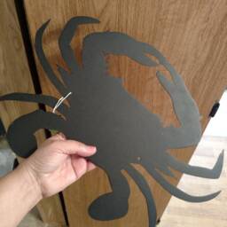 Metal Blue Crab Wall Art - thumbnail 2