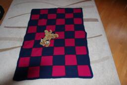Crocheted Baby Blanket Cuddly Soft - thumbnail 1