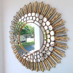"Peruvian Mirrors ""78cm Resplendent Sun" - thumbnail 3