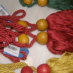 Double Large Tassel Tiebacks Cotton Wood Curtains Holdbacks Voile Drapes Tie-Back Hold-Back - thumbnail 3