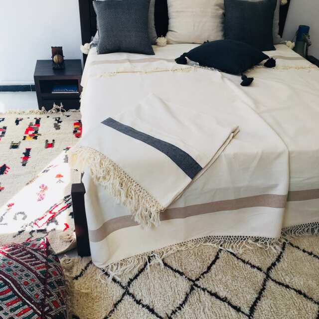 Hand Loomed Throw - image 1