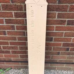 Rainbow Height Chart, Wooden Growth Mdf Watch Me Grow Rainbow Bedroom Decor, Theme - thumbnail 2