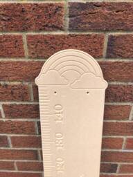 Rainbow Height Chart, Wooden Growth Mdf Watch Me Grow Rainbow Bedroom Decor, Theme - thumbnail 1