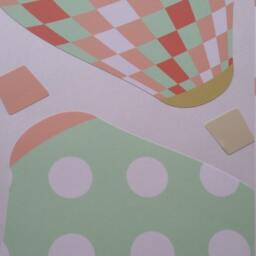 Hot Air Balloon Fabric Wall Stickers Nursery Decor - thumbnail 2