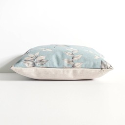 Blue Flower Pillow Cover, Yellow Throw Pillow, Decorative Cushion Coverchristmas Gift Idea, Christmas Idea - thumbnail 2