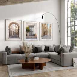 Italy Set Of 3 Prints, City Art, Wall Art Photography Posters, Photography, Home Decor, Old Town Italy/Malta - thumbnail 2