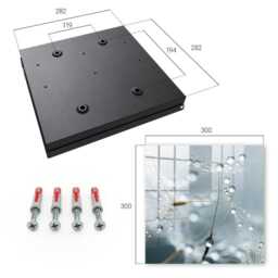 Dew Drops Wall Mounted Key Cabinet, Gray Box For Home, Photographic Nature, Lovers Of Nature & Subtle Details - thumbnail 4