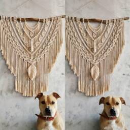 Large Macrame Wall Hanging, Bohemian Accent, Weave Wall Hanging, Boho Style Interior, Tapestry For Home Decor, Over The Bed Decor - thumbnail 2