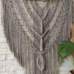 Large Macrame Wall Hanging, Bohemian Accent, Weave Wall Hanging, Boho Style Interior, Tapestry For Home Decor, Over The Bed Decor - thumbnail 3