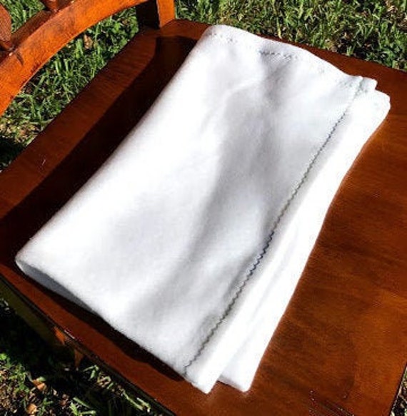 Machine-Embroidered Border Rainbow Anti-Pill Fleece Baby Blanket - image 1