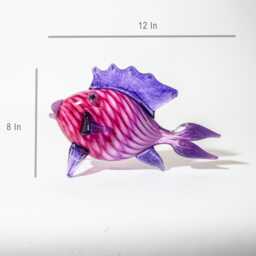 Hand Blown Glass Fish Coral Coast - thumbnail 2