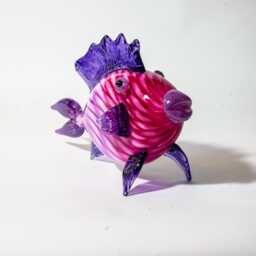 Hand Blown Glass Fish Coral Coast - thumbnail 3