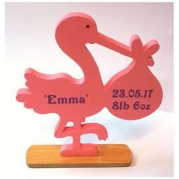 Birth Gift Personalized Christening Present Keepsake Hand Made Personalised - thumbnail 2