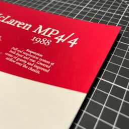 Mclaren Mp4/4 1988 Technical Print - Ayrton Senna Honda F1 Racing Poster Classic Formula 1 Engineering Wall Art - thumbnail 3